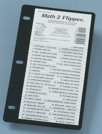 Math 2 Flipper/Clp190W (Basic Facts Handy Reference Flipper)