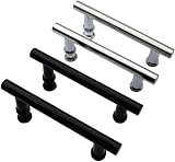 KEABATH Black Shower Door Handle 2 Pack 145mm Center Hole to Hole 210x80x19mm view 8