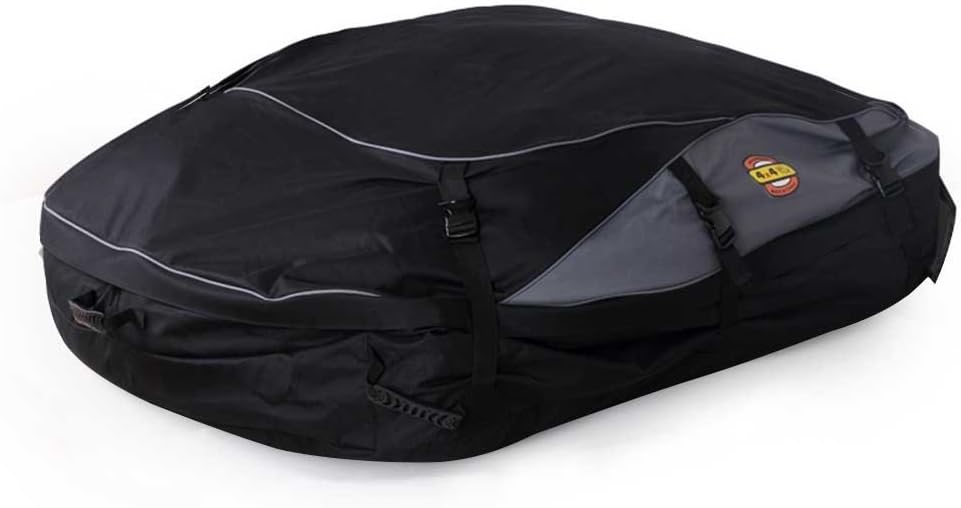 WISAMIC Car Roof Cargo Bag 30 Cubic Feet Car Roof Top Carrier Soft