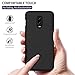 KuGi for Oneplus 6T Case, Scratch Resistant & Anti Slip Grippy Soft TPU Case for Oneplus 6T Phone (Black)