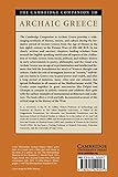 Front cover for the book The Cambridge Companion to Archaic Greece by H. A. Shapiro