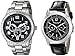 Akribos XXIV Men's AK740SSB Silver-Tone Watch Set