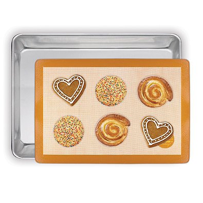 Click Here to See More Images Baking Half-Sheet Pan & Mat 2-Piece Set