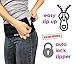 SevenBlu HIP - Fashion Money Belt / Extra Pocket / Running Belt - World's Best Stylish Travel Wallet or Mini Purse - with ZIPper - Fits iPhone 6 Plus - Your Smartphone Pocket (Purple XXL)