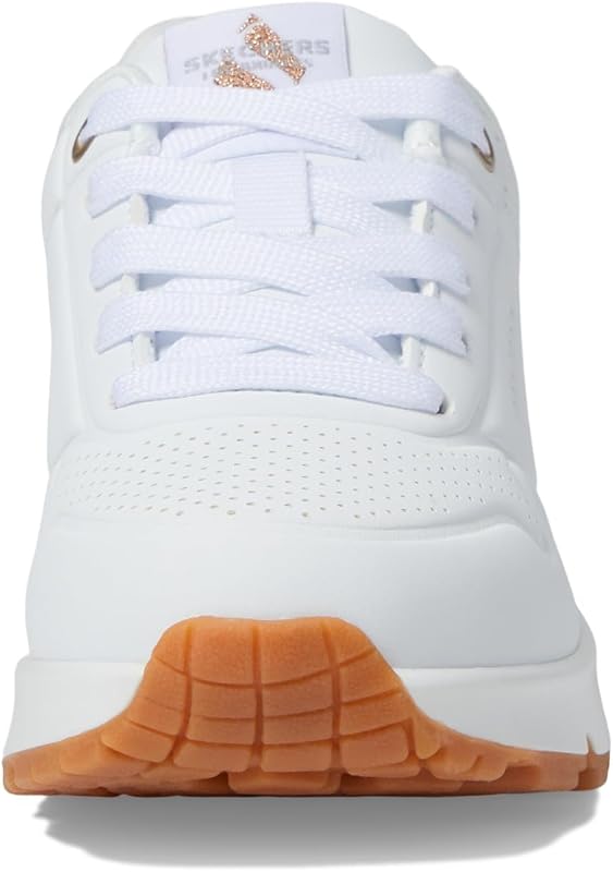 Fille Uno Gen1 Shimmer Away Racine Accueil Chaussures-Enfant Baskets-Basses, White Synthetic Trim, 38 EU