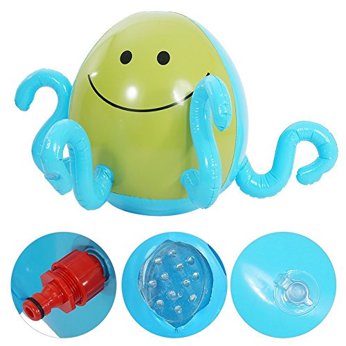 image for SHZONS Water Spray Balls, Outdoor Inflatable Water Jet Beach Ball Spri