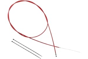 New Olym 74.5 inch Brake Cable Front Rear Drum Brake Line for Electric Scooter Moped Bike Accessories Red