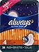 Always Ultra Thin Overnight Feminine Pads with Wings, Unscented, 38 Count primary