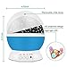 Night Lighting Lamp, Arespark Star Light Projector Night Projection Romantic for Children Kids Bedroom Christmas Gifts with 3 Modes 4 LED Beads 360 Degree Rotation - Blue