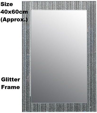 New Glitter Frame Mirror Room/Bathroom Use Dimensions: 40 x 60cm (Approx.)