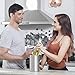 Insulated Wine Cooler Bucket with Wine Aerator - Fits 750ml Wine Bottles, Keeps Wine Cold for Hours | Sweat-Free Stainless Steel Wine Bottle Chiller/Champagne Bucket | Premium Wine Chiller Bucket