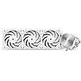 Thermalright Frozen Edge 360 White CPU Liquid Cooler,Efficient PWM Controlled Pump 3300RPM,120mm PWM Fan,Water Cooling Computer Parts,for AMD AM4/AM5,Intel 1150/1151/1200/2011/1700,Computer AIO Cooler