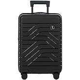 Bric's B|Y Ulisse Carry-On Spinner – Lightweight Hard Shell Luggage, Smooth 360° Double Wheels, TSA Combination Lock, USB Port & Interior Organization - 21 Inch, Black