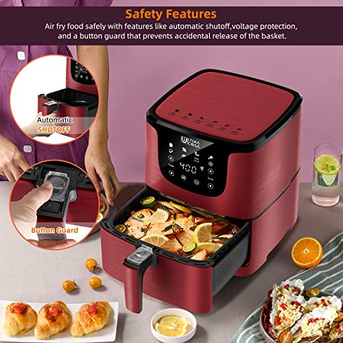 Ultima Cosa Air Fryer, 5.8QT Oil Free XL Electric Hot Air Fryers Oven