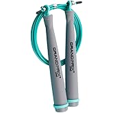 Jump Rope for Men and Women (Grand Prix Ultra Speed Series) – Adjustable Wire Rope for CrossFit, Boxing, and Fitness Training – Smooth, Fast, Tangle-Free Rotation (Made in Korea)
