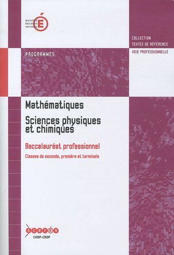 Mathématiques, sciences physiques et chimiques