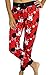 Disney Minnie Mouse Drawstring Jogger Pajama Pants Red