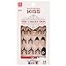 (2 PACK) Kiss The Collection 24 Nail Kit (SSC13XB), Free Glue, False Nails, Fashion Fake Nails