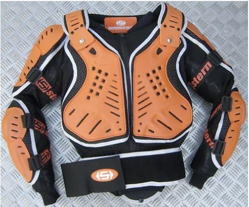 ADULT MEDIUM Motocross / Mountain Bike / BMX Body Armour Stern Bionic Suit Orange (Chest 39/40")