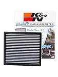K&N VF2000 Washable & Reusable Cabin Air Filter Cleans and Freshens Incoming Air for your Subaru, Toyota