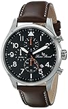 Lucien Piccard Men's LP-13346-01-BRW Peak Analog Display Japanese Quartz Brown Watch