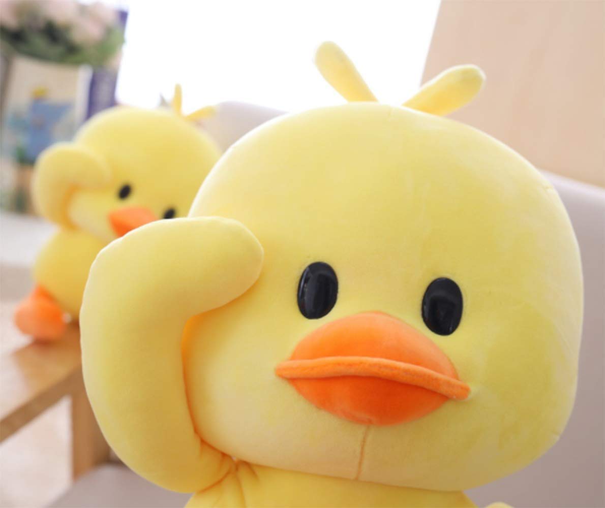 small yellow duck stuffed animal