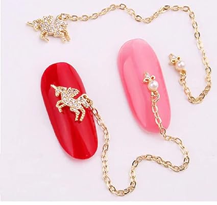 VIKSON INTERNATIONAL Zircon Crystal Diamond unicorn 3D nail Bow jewelery nail art decorations top-level quality crystal manicure decorations