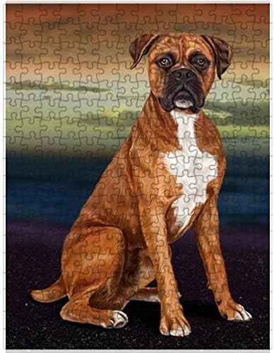 Amazon Co Jp ボクサー犬パズルwithフォトtin D166 551 Piece Dotd Puzl ホーム キッチン
