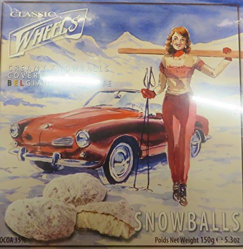 Classic Wheels Creamy Snowballs covered with Belgian Chocolate (150g)