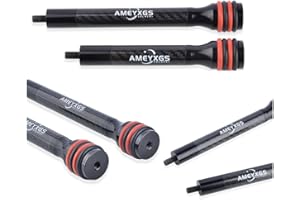 FQH 6/8/10/12 Inch Bow Stabilizer CNC Carbon Shock Absorber Archery Balance Bar Compound Recurve Bow Hunting Shooting Accesso
