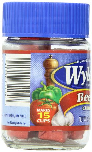 Wylar's Instant Beef Bouillon Cubes (2oz Jar, Pack of 24)