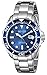 SO&CO New York Men's 5042.2 Yacht Club Quartz Unidirectional Blue Bezel Date Stainless Steel Link Bracelet Watch