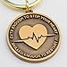 Nurse Gift Idea -Cute Enough to Stop Your Heart, Skilled Enough to Restart It Keychain