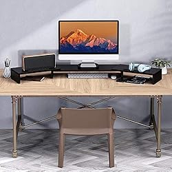 LORYERGO Triple Monitor Stand - Dual Monitor Stand