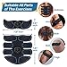 Smart Abs Stimulator EMS Muscle Trainer with 12pcs Extra Gel Pad – LCD Display, USB Rechargeable Flex Belts Fitness Equipment for Women Men Abdominal, Arm and Leg Work Out, Office, Home Gym Gearthumb 3