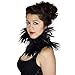 Natural Fashion Feather Choker Necklace - Black Sexy Shrug Steampunk Accessories