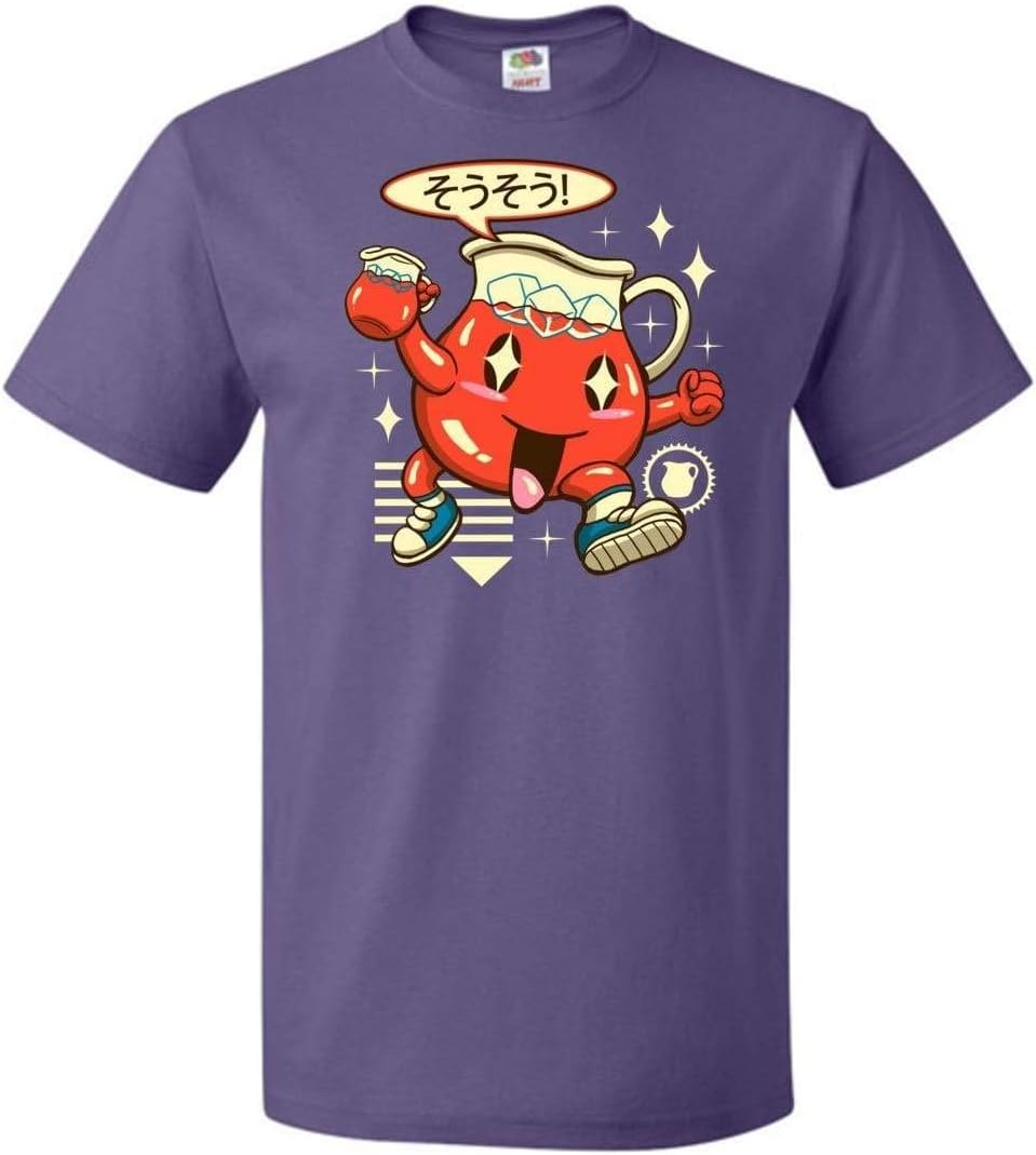 Kawaii Kool Aid Unisex T-Shirt Adult Pop Culture Graphic Tee Nerdy Geeky Apparel