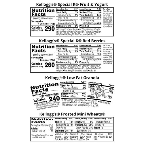 Kellogg's Breakfast Cereal in a Cup, Assortment Pack, Bulk Size (Pack of 24 Cups) - //coolthings.us