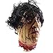 Wrightus Halloween Props Scary Hanging Severed Head Decorations,Life-Size Bloody Cut Off Corpse Head Ghost Animated Zombie Head Haunted Houses Party Decor Funny Festive Supplies
