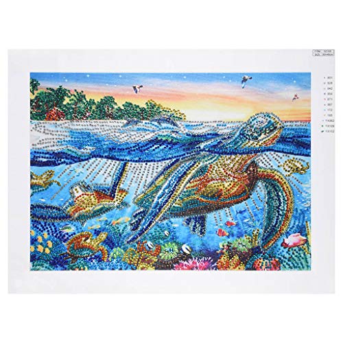 WBGZD Special Shaped Diamond Painting, DIY 5D Diamond Painting Kits for Adults Special Shaped Partial Drill Cross Stitch Crystal Art Diamond Paintings