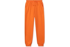 UNACOO Kids Boy's Fleece Sweatpants Girl's Active Jogger Pants (Age 3-12 Years)