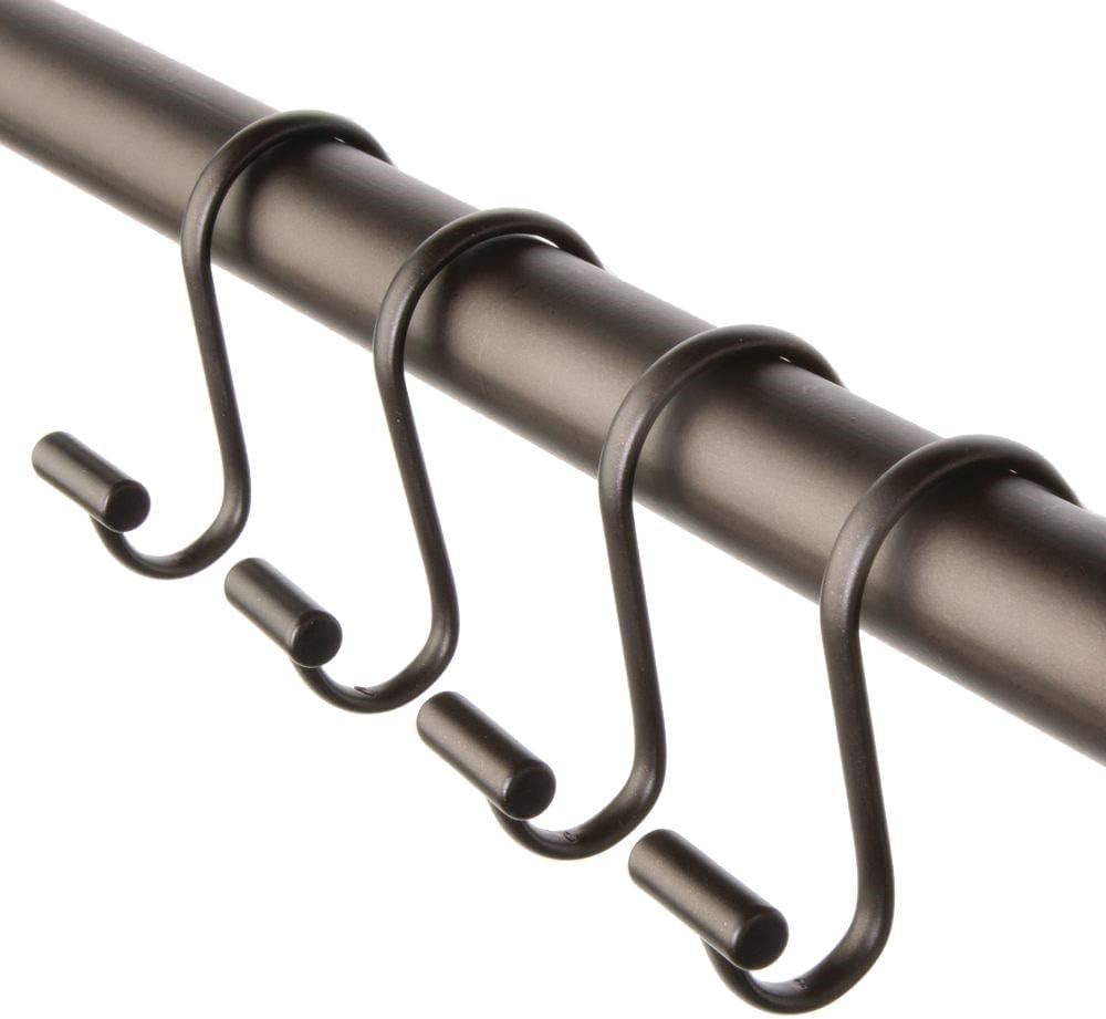 InterDesign TBar Shower Curtain Hooks, Set of 12, Bronze Amazon.co.uk Kitchen & Home