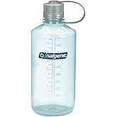 Nalgene Tritan Narrow Mouth BPA-Free Water Bottle, Seafoam, 32 oz