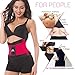 Adjustable Back Support Belt for Women - Abdominal Elastic Waist Ab Cincher Trainer Trimmer - Neoprene Hourglass Slimming Body Shaper Sport Girdle for Weight Loss Sweet Sweat Compression Band Workout
