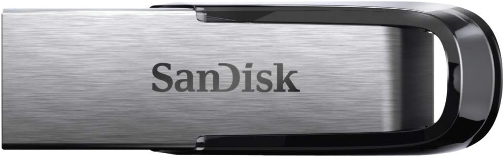 Memoria Flash USB SanDisk Ultra Flair de 256 GB con USB 3.0 y hasta 150 MB/s, Plata y Negro