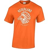DIRTYRAGZ Men's Netherlands Flag Holland Dutch Soccer Mens T-Shirt