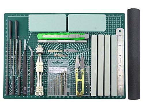 Model Kit Tools BXQINLENX Professional 25 PCS Model Tools Kit Modeler Basic Tools Craft ...
