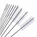 eBoot 10 Pieces Nylon Tube Brush Pipe Cleaning Brushes, White
