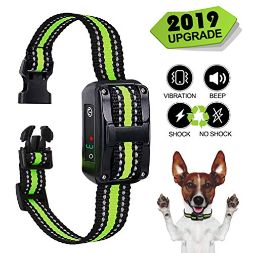Zapuno Dog Bark Collar Bark Collar 100% Waterproof No Bark Collar Anti bark Collar with Beep Vibration and No Harm Shock Smart Detection Bark Collar for Small Medium Large Dog