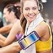 SOSONS Armband for Samsung Galaxy Note 8/9/10/20+,Galaxy S22/S21/S10/S9/S8+, Water Resistant Sports Gym Armband Case for Samsung Galaxy Note/S/A/F Series,with Card Pockets and Key Slot(Purple)